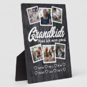 グランドキッズの人生をより壮大な6写真と名前 フォトプラーク (側面)
