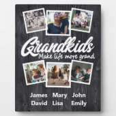 グランドキッズの人生をより壮大にする6写真と名前Pla フォトプラーク (正面)