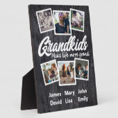 グランドキッズの人生をより壮大にする6写真と名前Pla フォトプラーク (側面)