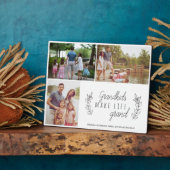 グランドキッズは人生のグランドフォトコラージュ引用文 フォトプラーク (側面)