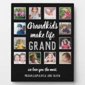 グランドキッズメイクライフグランド引用文12フォトコラージュ フォトプラーク (正面)