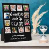 グランドキッズメイクライフグランド引用文12フォトコラージュ フォトプラーク (側面)