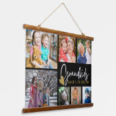 グランドキッズメイクライフグランド引用文7 Photo Collage 吊り下げ型タペストリー (傾斜あり)