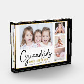 グランドキッズメイクライフグランド4写真 パーソナライズされた フォトブロック (左)