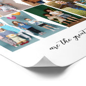 グランドキッズ9フォトコラージュ、祖父母への贈り物 ポスター (角)