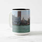 グランドキャナルからサンマルコ広場 ツートーンマグカップ (正面左)