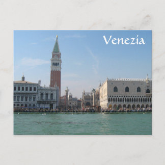 グランドキャナルからサンマルコ広場 ポストカード