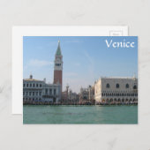 グランドキャナルからサンマルコ広場 ポストカード (正面/裏面)