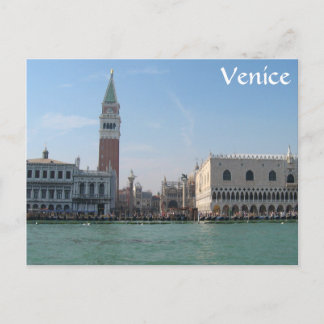 グランドキャナルからサンマルコ広場 ポストカード