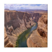 グランドキャニオンとコロラド河の風景 タイル (正面)