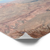 グランドキャニオンに虹 ポスター (角)