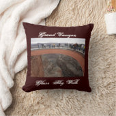 グランドキャニオンのガラスSkywalkの枕 クッション (ブランケット)