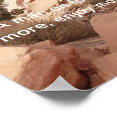 グランドキャニオンのポスターとエドワードAbbey引用文 ポスター (角)