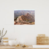 グランドキャニオンのポスターとエドワードAbbey引用文 ポスター (キッチン)