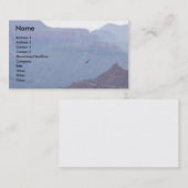 グランドキャニオンのワシ飛行中にビジネスプロフィールカード 名刺 (正面/裏面)