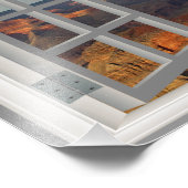 グランドキャニオンの偽造品のフェイクな窓の眺め米国 フォトプリント (角)