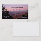 グランドキャニオンの写真撮影 名刺 (正面/裏面)