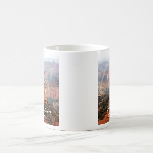 グランドキャニオンの北の縁のマグ コーヒーマグカップ (中央)