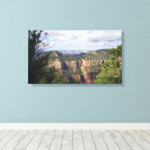 グランドキャニオンの北縁でモンスーンのシーズン キャンバスプリント (インサイチュ (ウッドフロア))