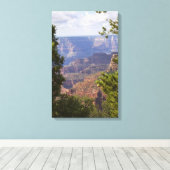 グランドキャニオンの北縁でモンスーンのシーズン キャンバスプリント (インサイチュ (ウッドフロア))