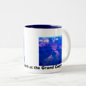 グランドキャニオンの南縁、南縁、天国は…会います ツートーンマグカップ (正面右)