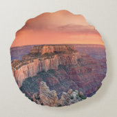 グランドキャニオンの国立公園、アリゾナ ラウンドクッション (裏面)