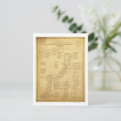 グランドキャニオンの地図を探検した歴史 ポストカード (スタンド正面)