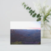 グランドキャニオンの夕日 ポストカード (スタンド正面)