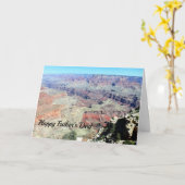 グランドキャニオンの幸せな父の日カード カード (黄色い花)
