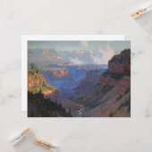 グランドキャニオンの眺め(by E.H. Potthast) カード (正面/裏面インサイチュ)