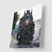 グランドキャニオンの鉄道 スクエア壁時計 (傾斜)