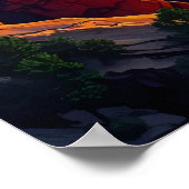 グランドキャニオンの風景 ポスター (角)