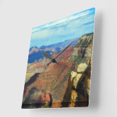 グランドキャニオンも スクエア壁時計 (傾斜)