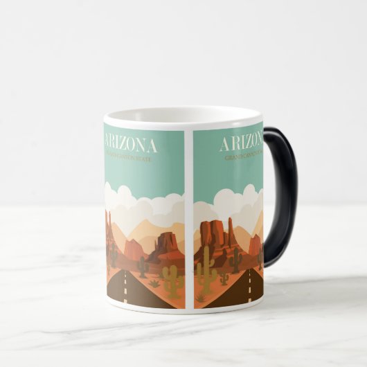 グランドキャニオンアドベンチャー:アリゾナ旅行 モーフィングマグカップ (正面右)