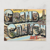 グランドキャニオンアリゾナからのご挨拶 ポストカード (正面)