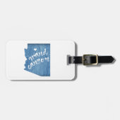 グランドキャニオンアリゾナウッドグレイン ラゲッジタグ (正面横)