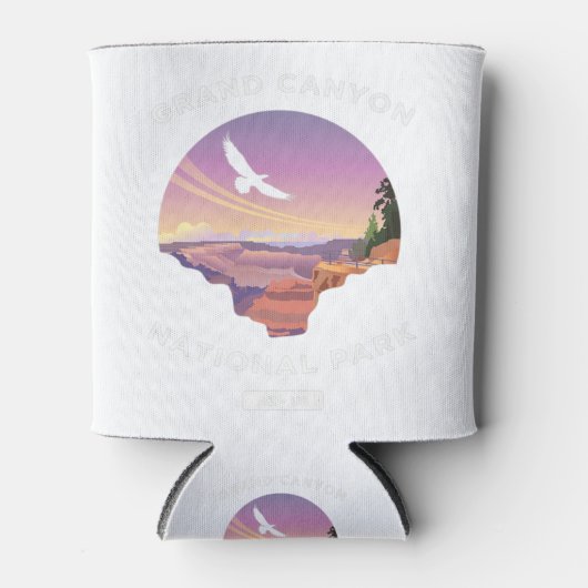 グランドキャニオンアリゾナUS国立公園旅行ヒキン 缶クーラー (正面)