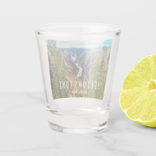 グランドキャニオンイエローストーン国立公園 ショットグラス (裏面)
