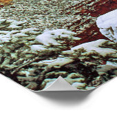 グランドキャニオンインウィンターウィズエマーソン引用文 ポスター (角)