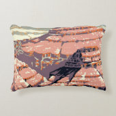 グランドキャニオンウエスタングラフィックアートアメリカン アクセントクッション (正面)