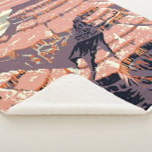 グランドキャニオンウエスタングラフィックアートアメリカン シェルパブランケット (3/4)