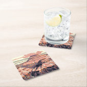 グランドキャニオンウエスタングラフィックアートアメリカン スクエアペーパーコースター (インサイチュ)