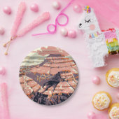 グランドキャニオンウエスタングラフィックアートアメリカン ペーパープレート (パーティー)