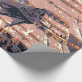 グランドキャニオンウエスタングラフィックアートアメリカン ラッピングペーパー (角)