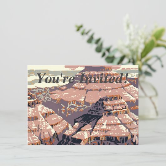 グランドキャニオンウエスタングラフィックアートアメリカン 招待状 (スタンド正面)