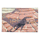 グランドキャニオンウエスタングラフィックアートアメリカン 枕カバー (裏面)