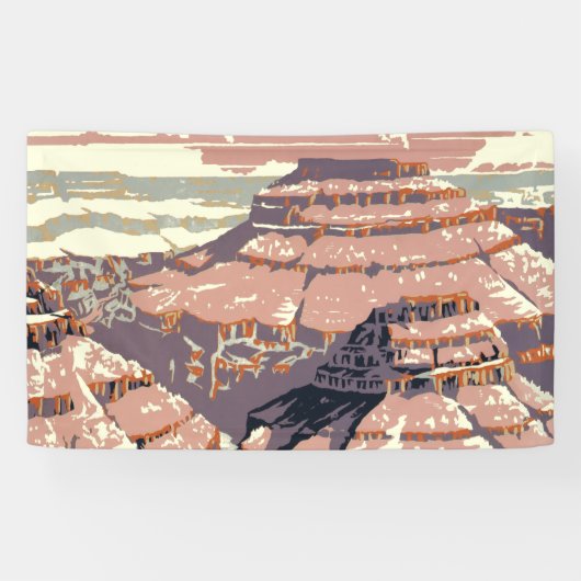 グランドキャニオンウエスタングラフィックアートアメリカン 横断幕 (横)