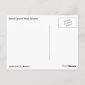 グランドキャニオンウエスト ポストカード (裏面)