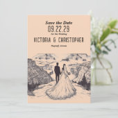 グランドキャニオンカップル日付を保存 セーブザデート (スタンド正面)