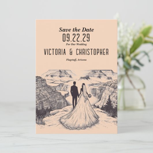 グランドキャニオンカップル日付を保存 セーブザデート (スタンド正面)